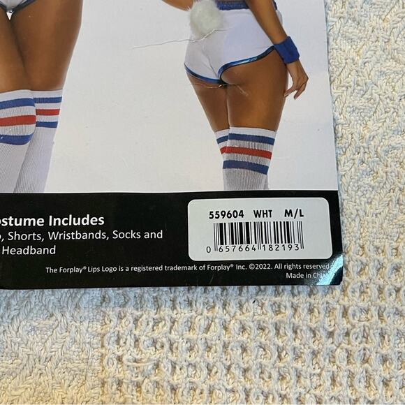 NEW Forplay Bunny Squad Space Jam Costume Size Medium Large - Picture 5 of 7